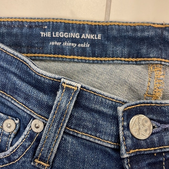 AG Adriano Goldschmied The Legging Ankle super skinny jeans size 24 - Picture 3 of 6